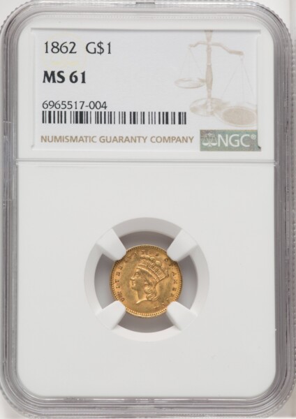 1862 G$1 61 NGC