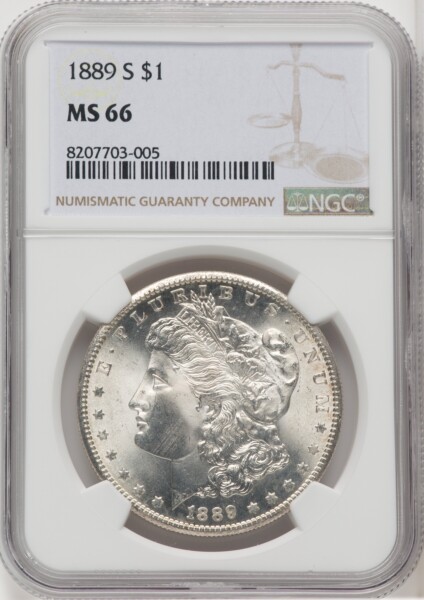 1889-S S$1 66 NGC