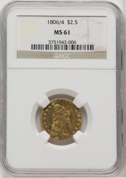 1806/4 $2 1/2 BD-1 61 NGC