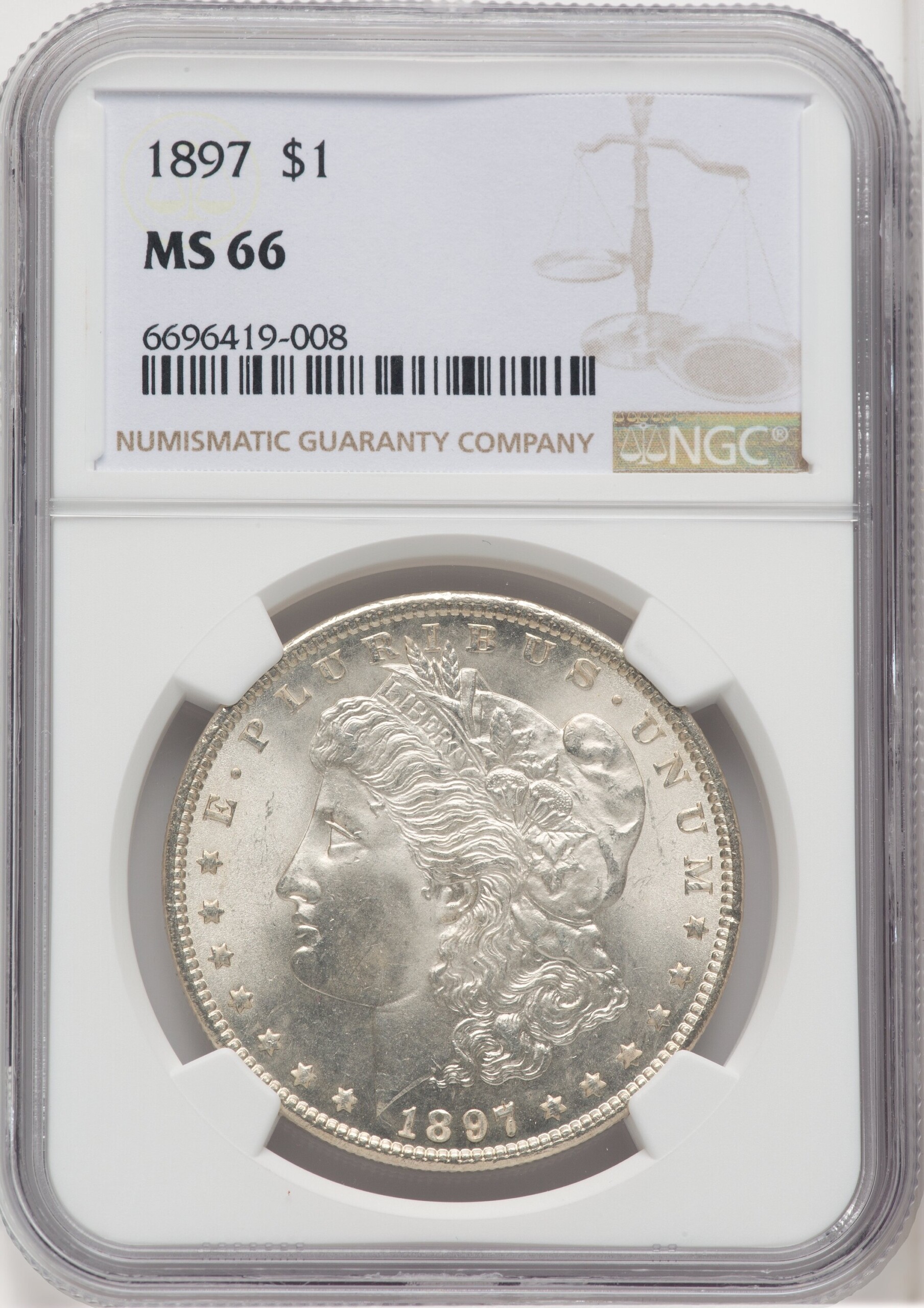 1897 S$1 66 NGC
