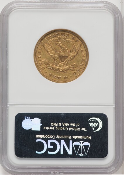 1872-S $10 50 NGC