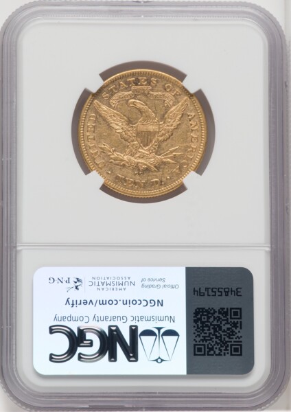 1874-CC $10 55 NGC