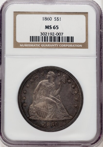 1860 S$1 65 NGC