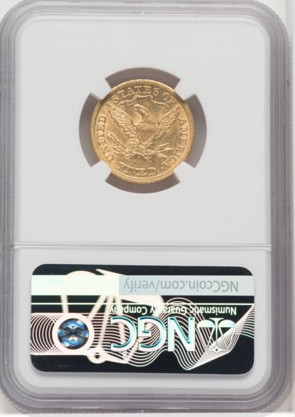 1873-S $5 61 NGC