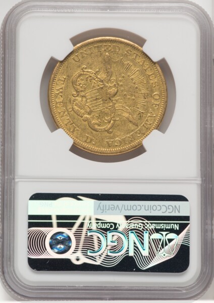 1850-O $20 55 NGC