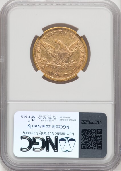 1864-S $10 45 NGC