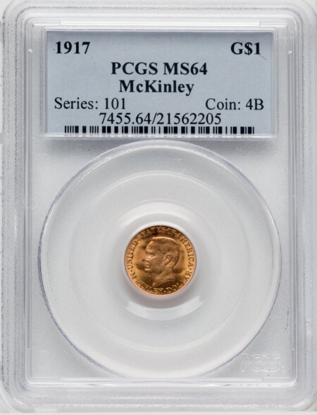 1917 G$1 McKinley 64 PCGS
