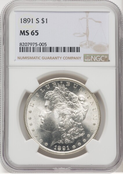 1891-S S$1 65 NGC