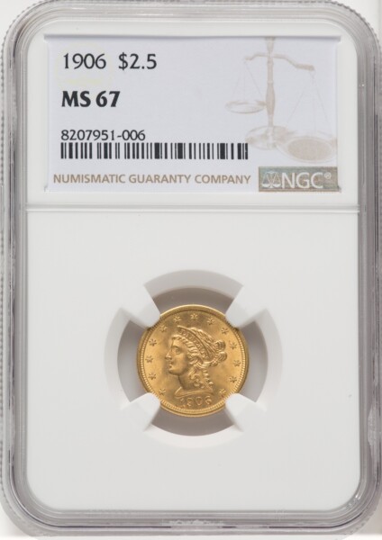 1906 $2 1/2 67 NGC
