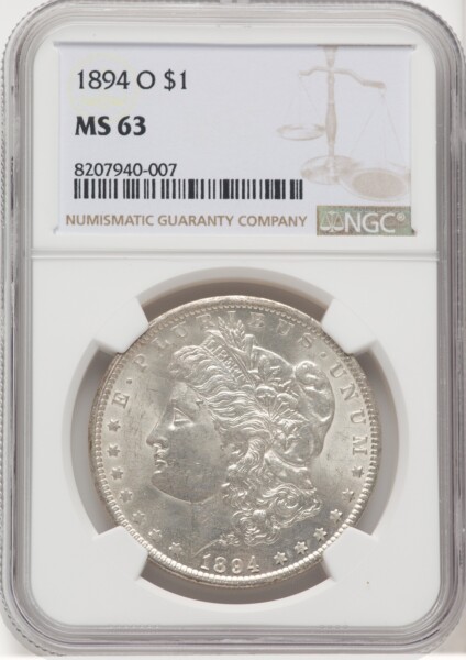 1894-O S$1 63 NGC