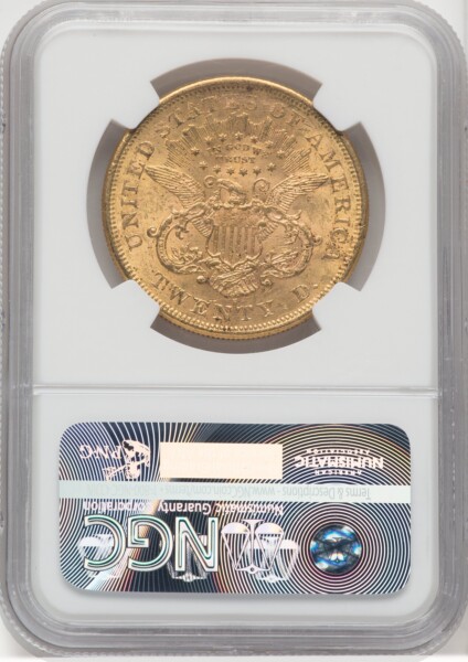 1876-S $20 CAC 61 NGC