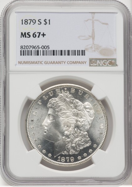 1879-S S$1 NGC Plus 67 NGC