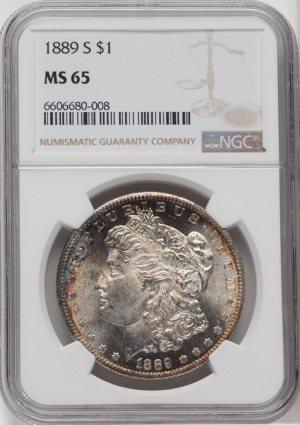 1889-S S$1 65 NGC