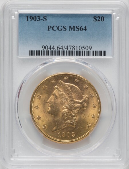 1903-S $20 64 PCGS