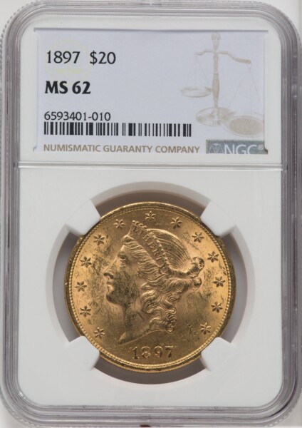 1897 $20 62 NGC