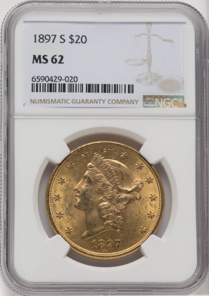 1897-S $20 62 NGC