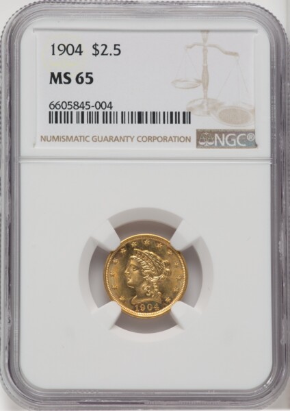 1904 $2 1/2 65 NGC