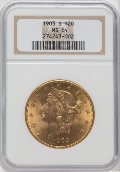 1903-S $20 64 NGC