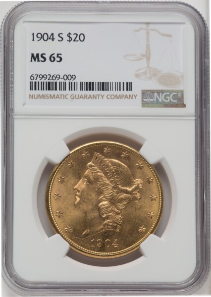 1904-S $20 65 NGC