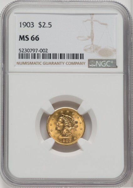 1903 $2 1/2 66 NGC