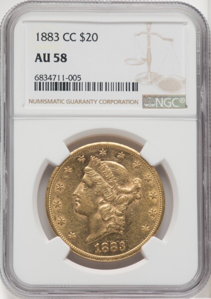 1883-CC $20 58 NGC