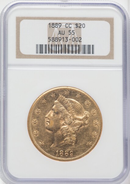 1889-CC $20 55 NGC
