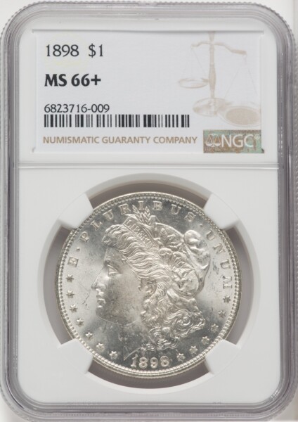 1898 S$1 NGC Plus 66 NGC