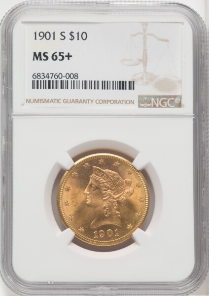 1901-S $10 NGC Plus 65 NGC