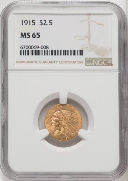 1915 $2 1/2 65 NGC
