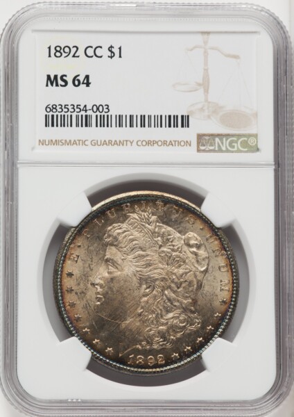 1892-CC S$1 64 NGC