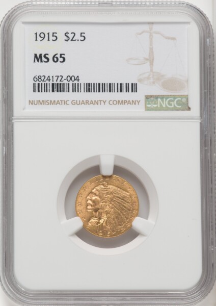 1915 $2 1/2 65 NGC