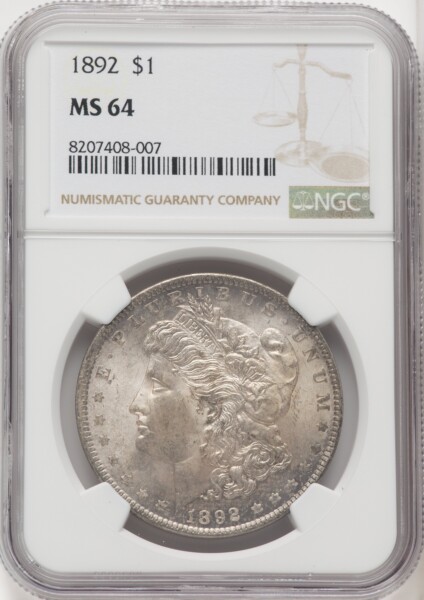 1892 S$1 64 NGC