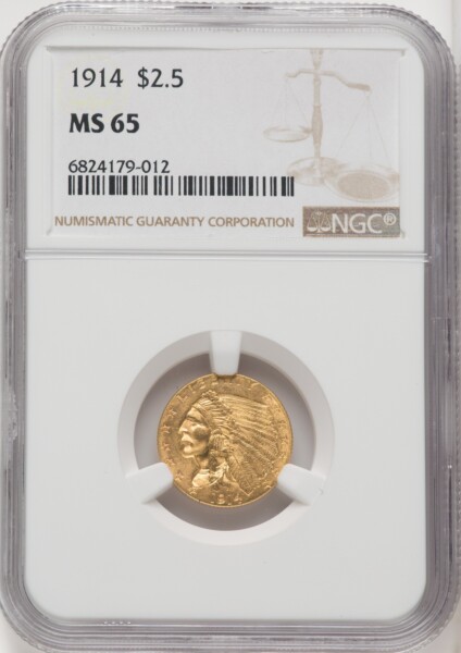 1914 $2 1/2 65 NGC