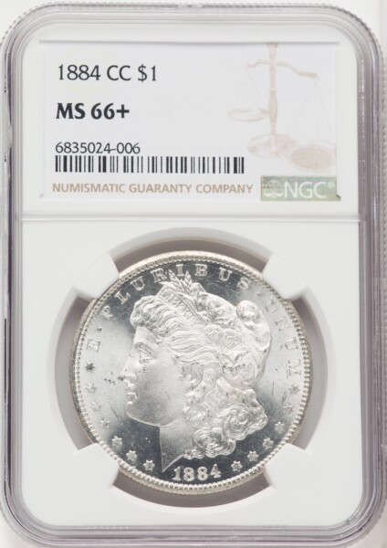 1884-CC S$1 NGC Plus 66 NGC