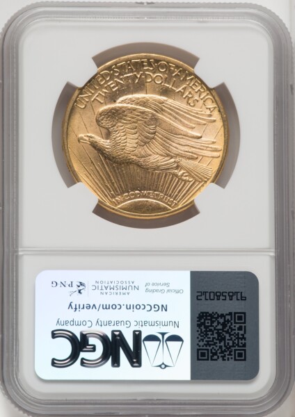 1913-D $20 62 NGC