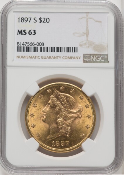 1897-S $20 63 NGC