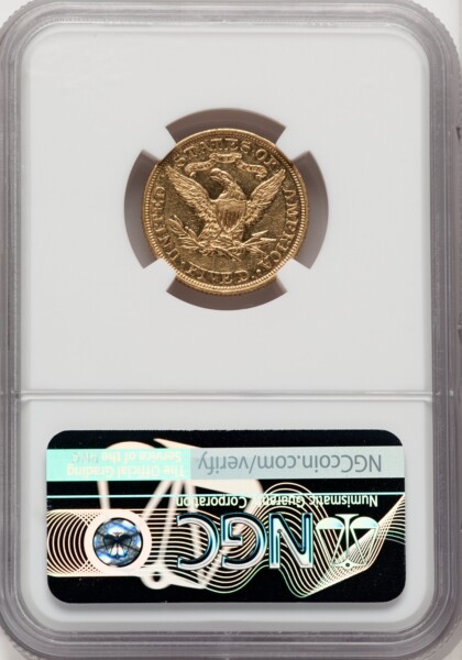 1887 $5 55 NGC