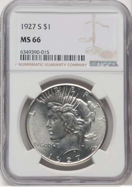 1927-S S$1 66 NGC