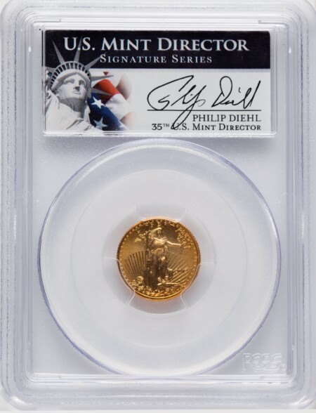 2013 $5 Tenth-Ounce Gold Eagle, MS 70 PCGS