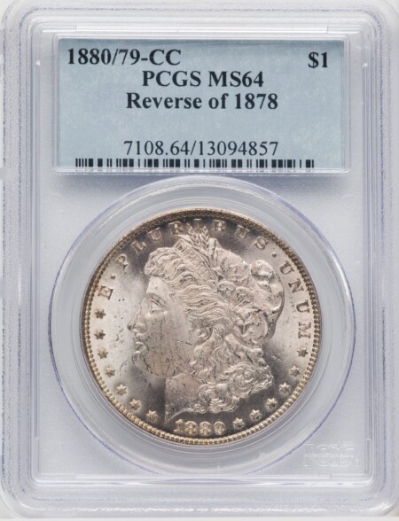 1880-CC S$1 Reverse of 1878 64 PCGS