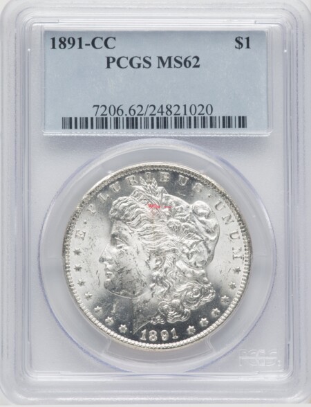 1891-CC S$1 62 PCGS