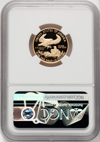 2020-W $10 Quarter-Ounce Gold Eagle, DC 70 NGC