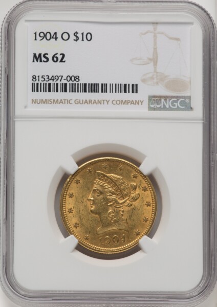 1904-O $10 62 NGC