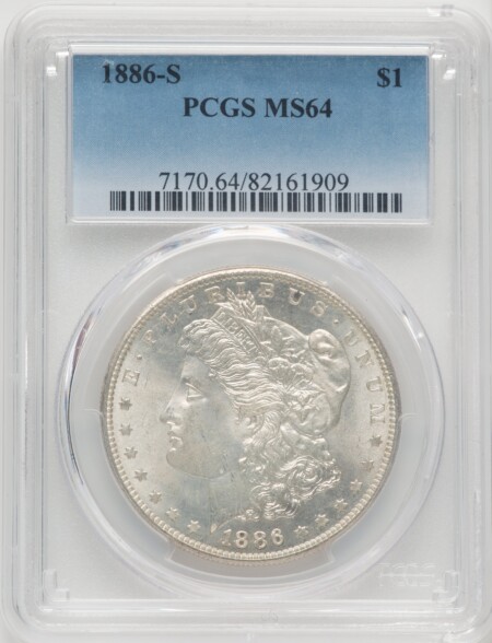 1886-S S$1 64 PCGS