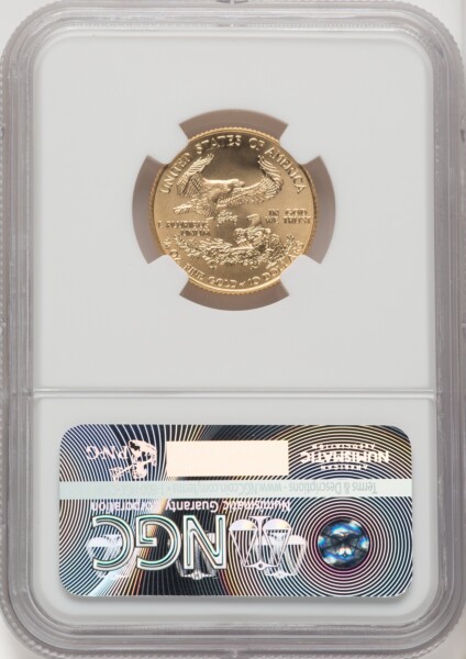 1998 $10 Quarter-Ounce Gold Eagle, MS 70 NGC