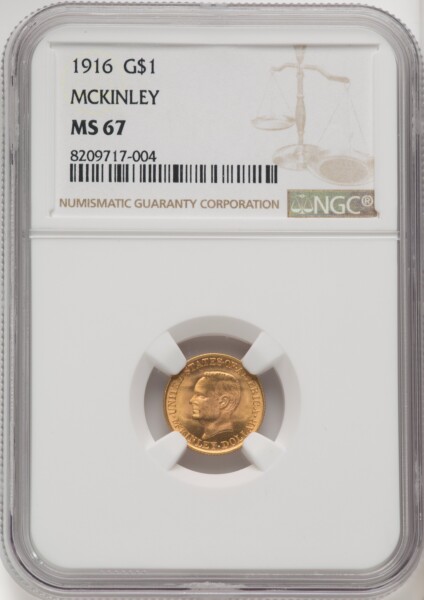 1916 G$1 McKinley 67 NGC