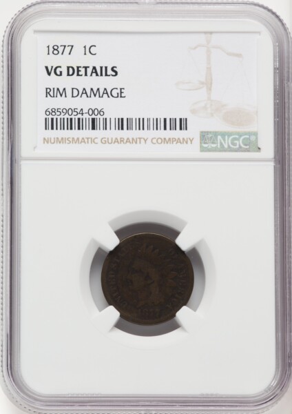 1877 1C, BN 8 Details NGC