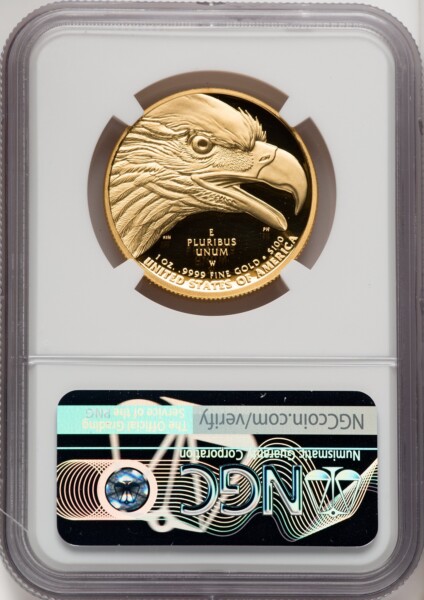 2021-W $100, American Liberty High Relief, DC 70 NGC