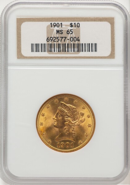 1901 $10 65 NGC