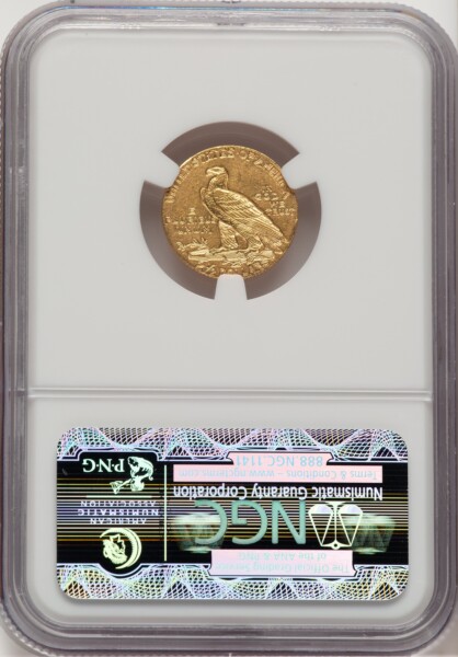 1911-D $2 1/2 58 NGC